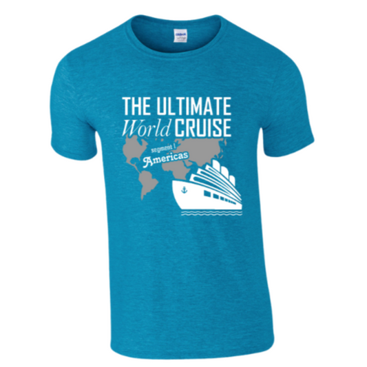 Segments 1-4 Ultimate World Cruise graphic T-shirt   (style 1)
