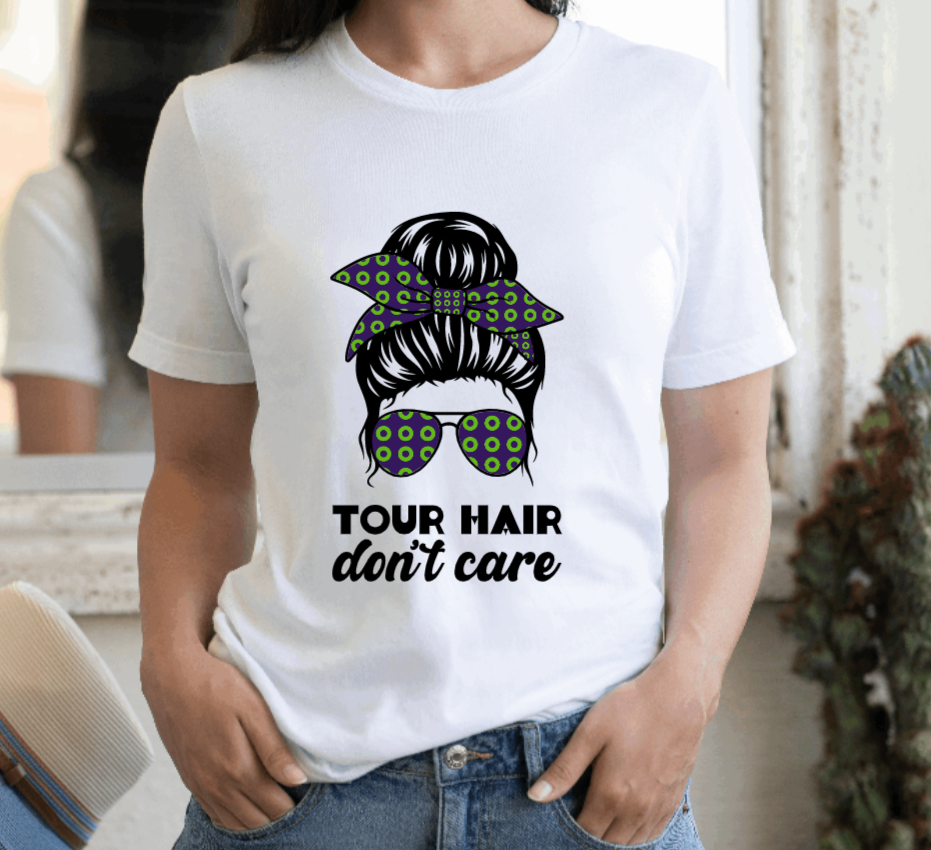 Tour Hair Don't Care phish inspired T-shirt